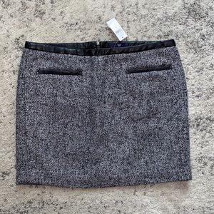 ✌🏼NWT GAP Black Leather Lined Mini Skirt 4